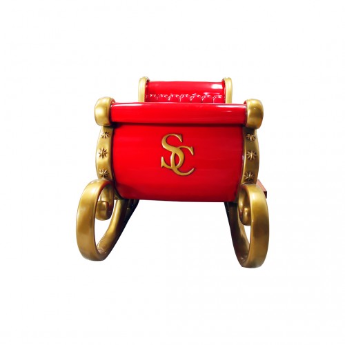 Santa Sleigh 4 Seater Life Size Statue