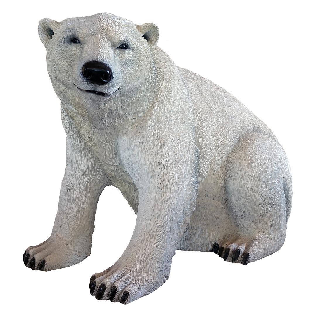 Polar Bear Life Size Statue