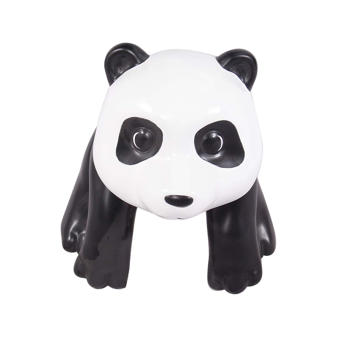 Panda Bear Cub Crawling Life Size Statue