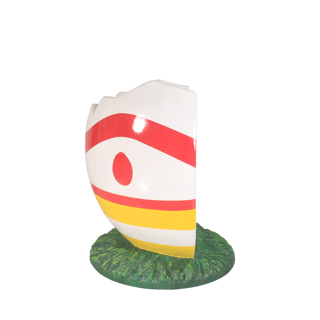 Cracked Easter Egg Photo Op Statue