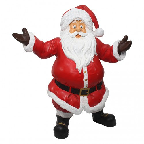 Santa Claus Open Arms Life Size Statue