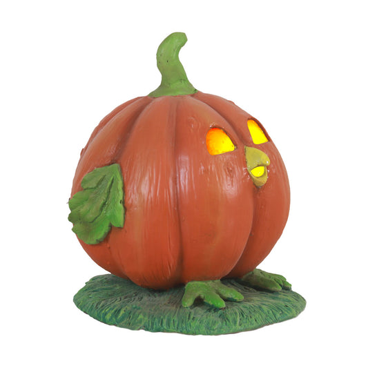 Pumpkin Chick Light Over Sized Statue