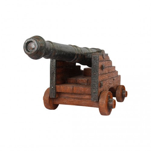 Cannon Long Life Size Statue