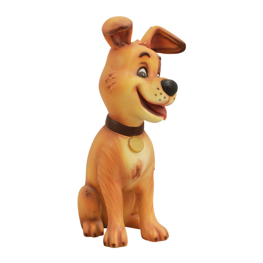 Comic Dog Panting Life Size Statue