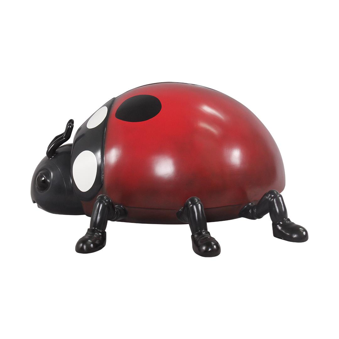 Comic Lady Bug Over Sized Statue