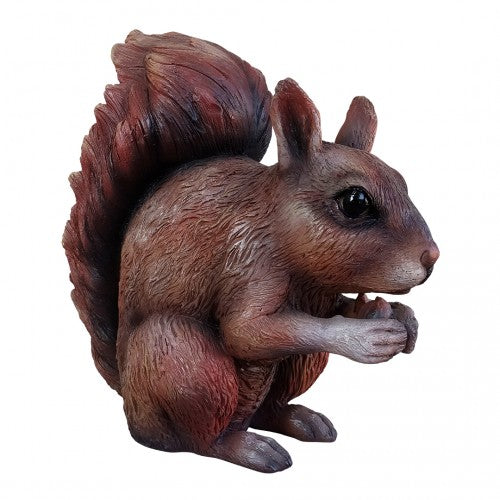 Squirrel With Nut Life Size Statue