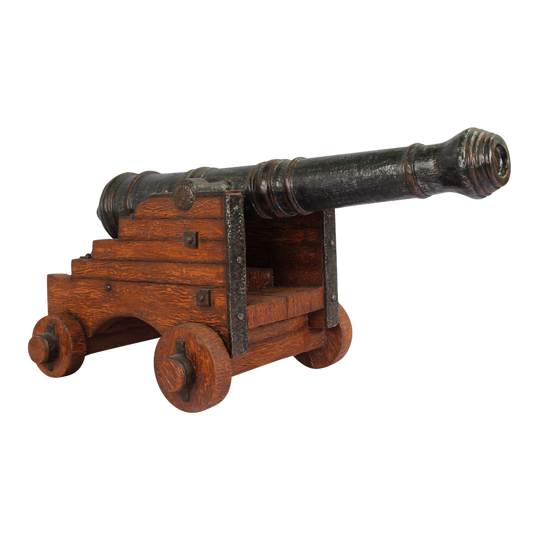 Cannon Long Life Size Statue