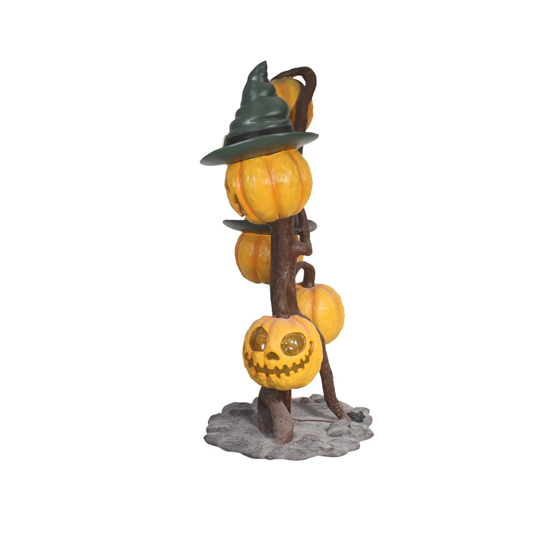 Pumpkin Lantern Tree Over Sized Statue