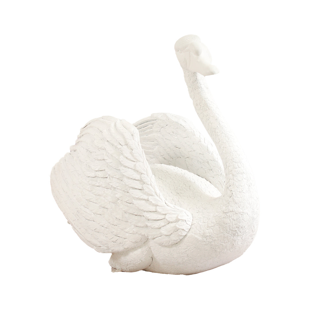 Majestic Swan Male Life Size Statue