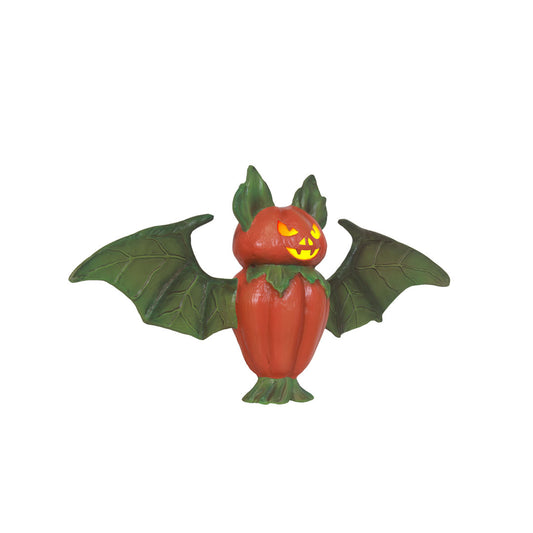 Pumpkin Bat Light Over Sized Statue