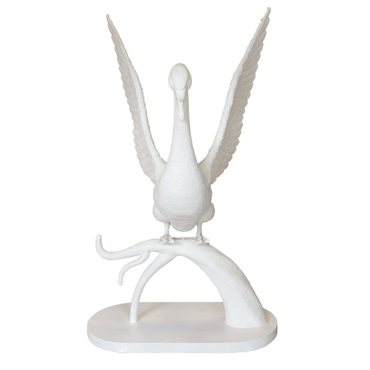Majestic Swan Female Life Size Statue