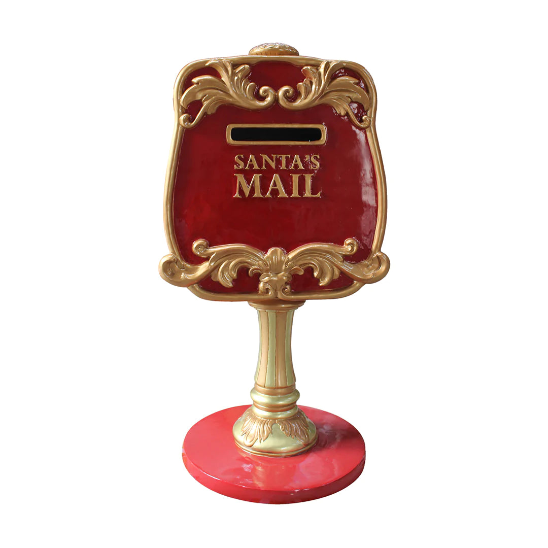 Mailbox Santa 3 Red - LM Treasures