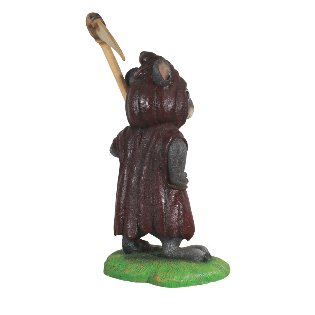 Mouse Reaper Costume Over Sized Statue