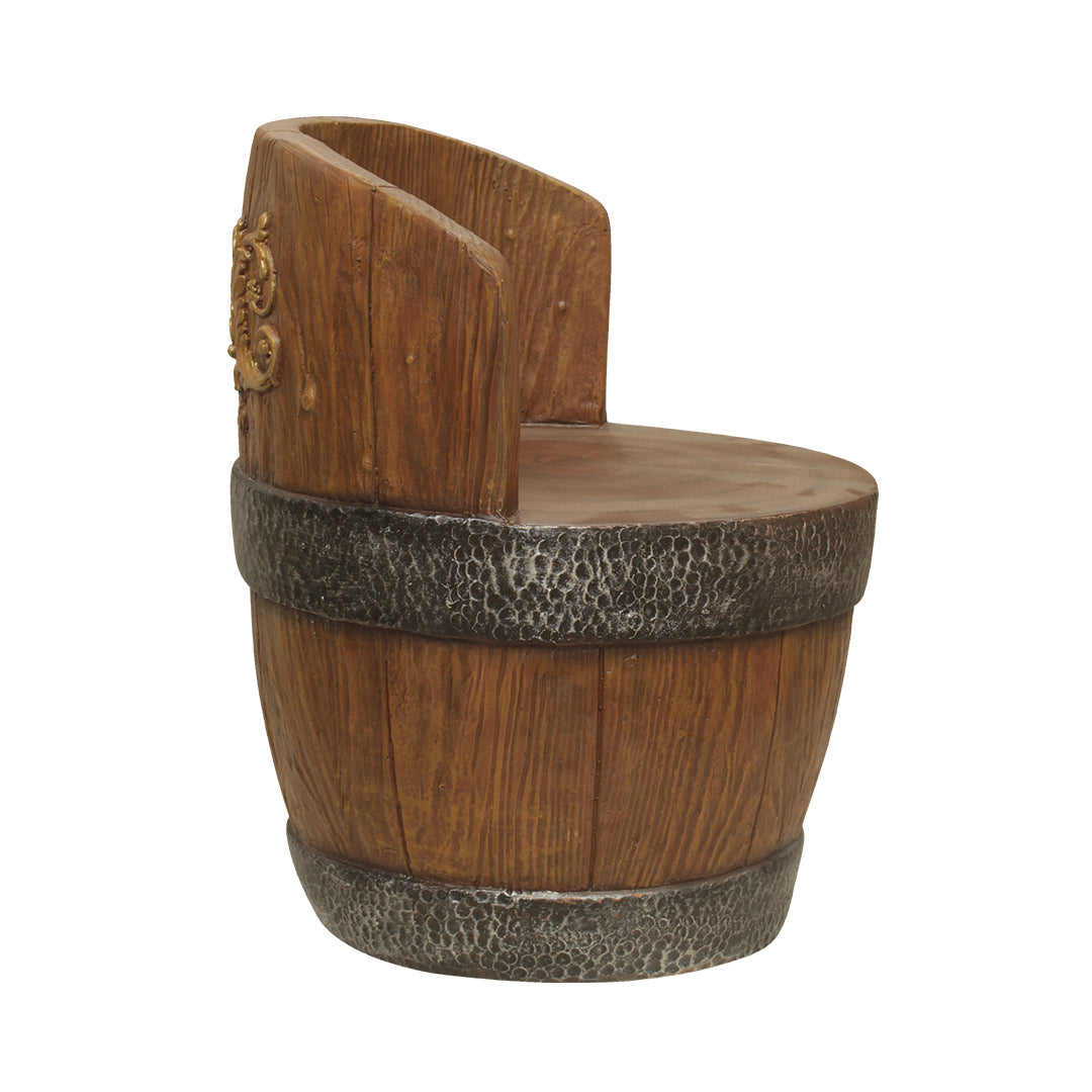 Children's Pirate Barrel Chair Over Sized Statue