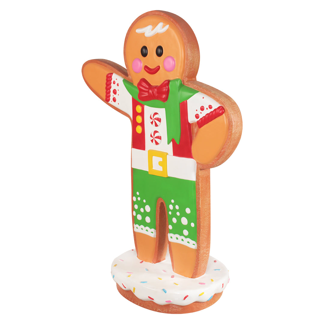 Gingerbread Man Oliver Over Sized Statue