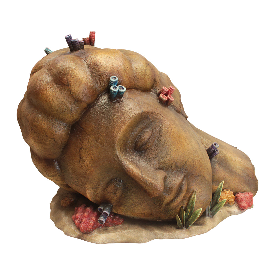 Fallen Head Over Sized Statue