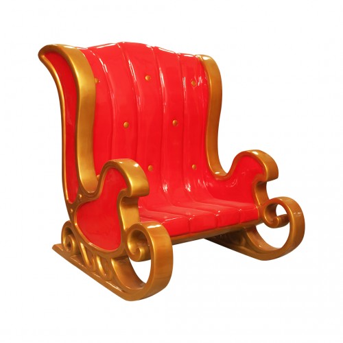 Santa Sled Sofa Bench Over Sized Statue