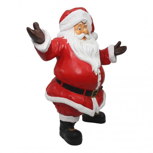 Santa Claus Open Arms Life Size Statue