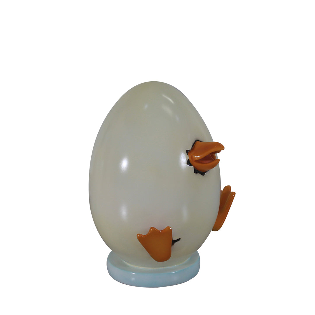 Comic Penguin Hatching Life Size Statue