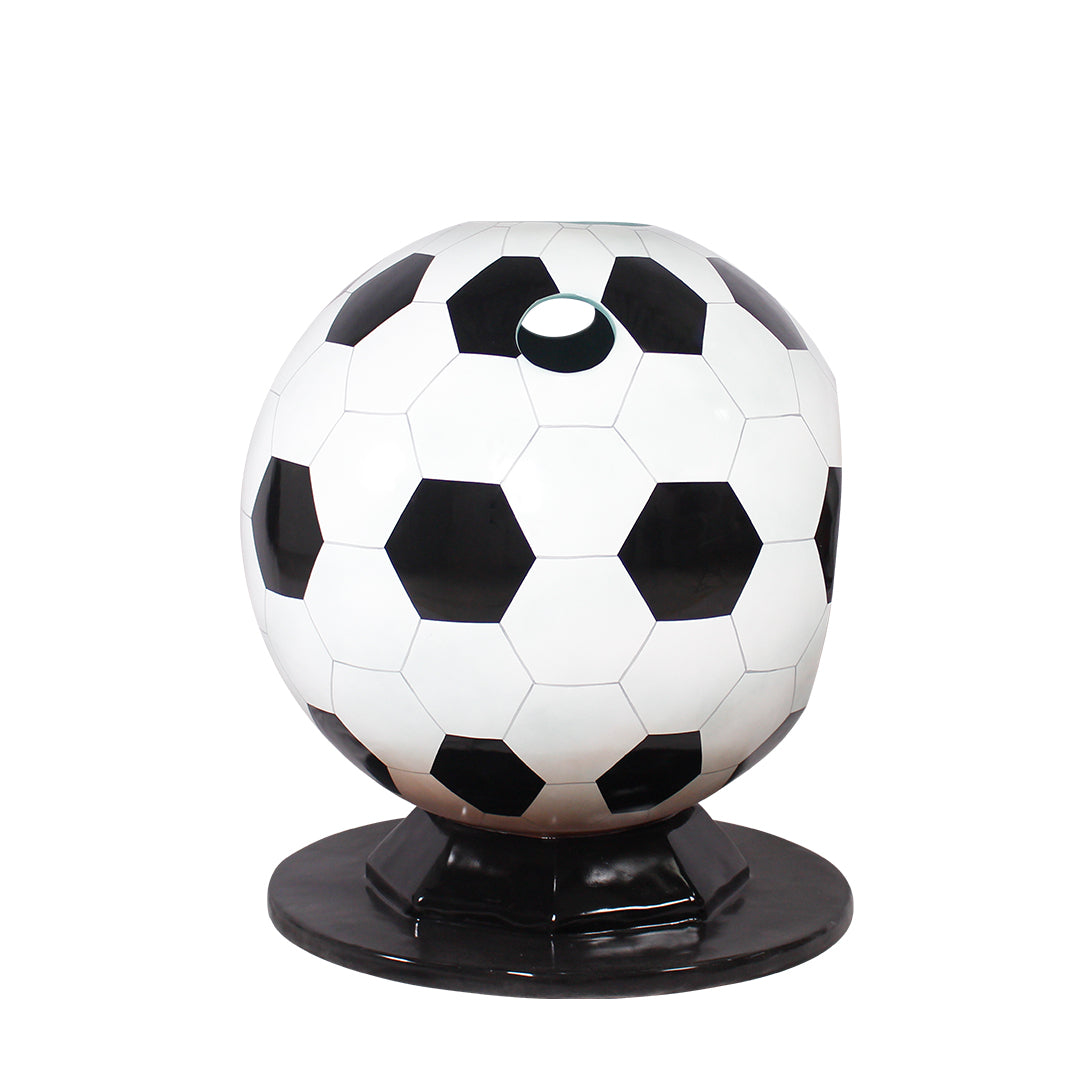 Soccer Ball Bubble Photo Op Statue