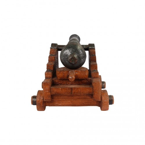 Cannon Long Life Size Statue