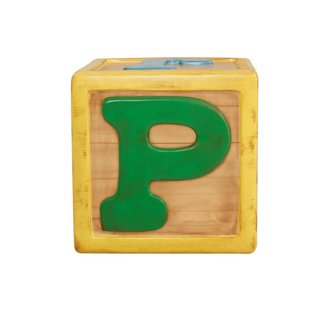 Letter Block Sides A,F,J,P,U,Z Over Sized Statue