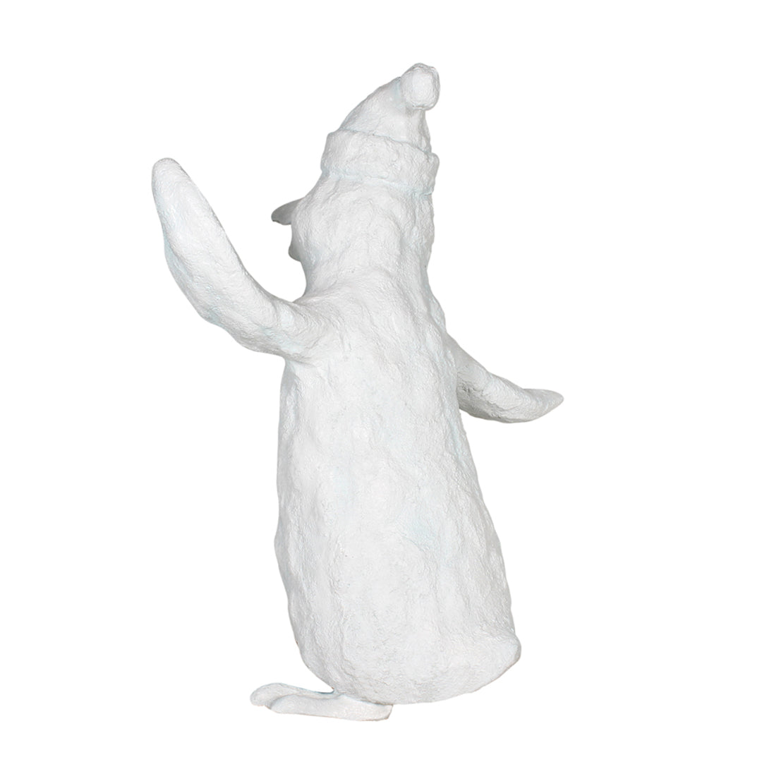 Snowman Penguin Life Size Statue