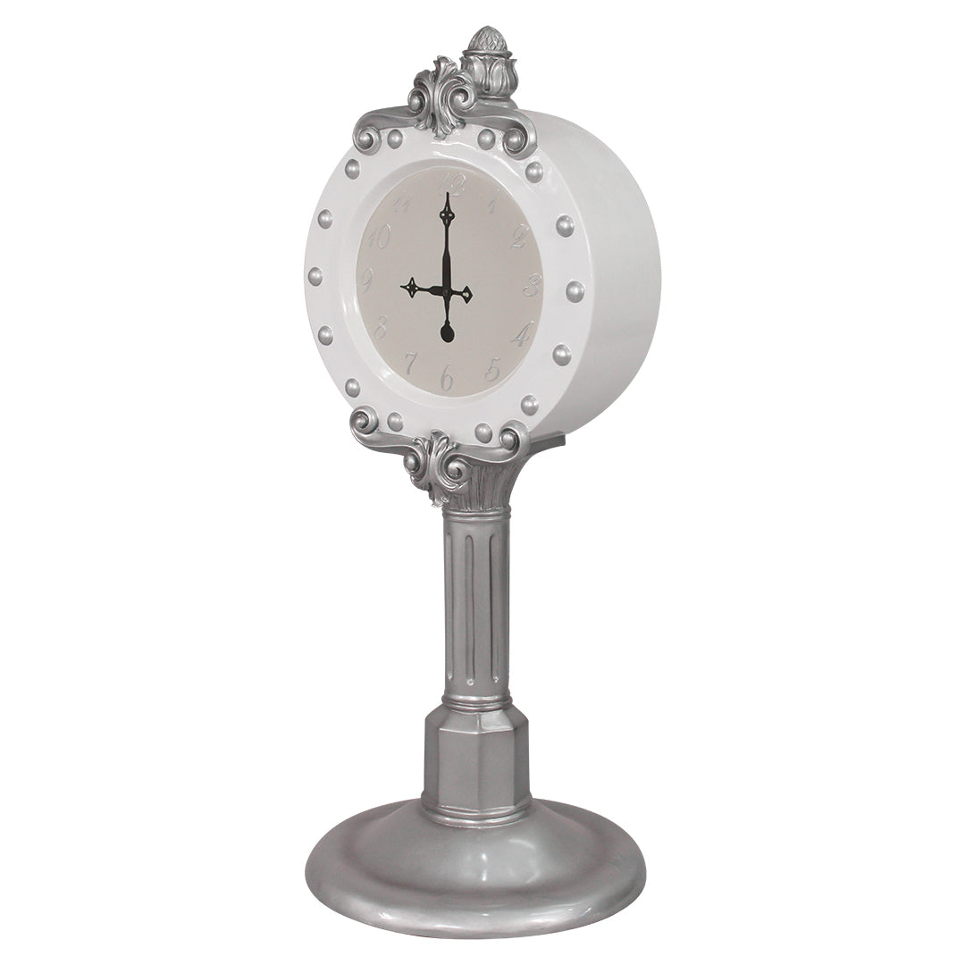Santa Clock Life Size Statue
