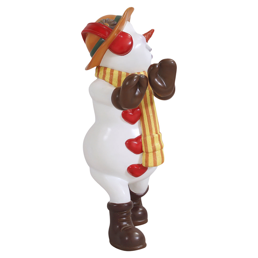 Snowman Ice Honey Over Sized Statue