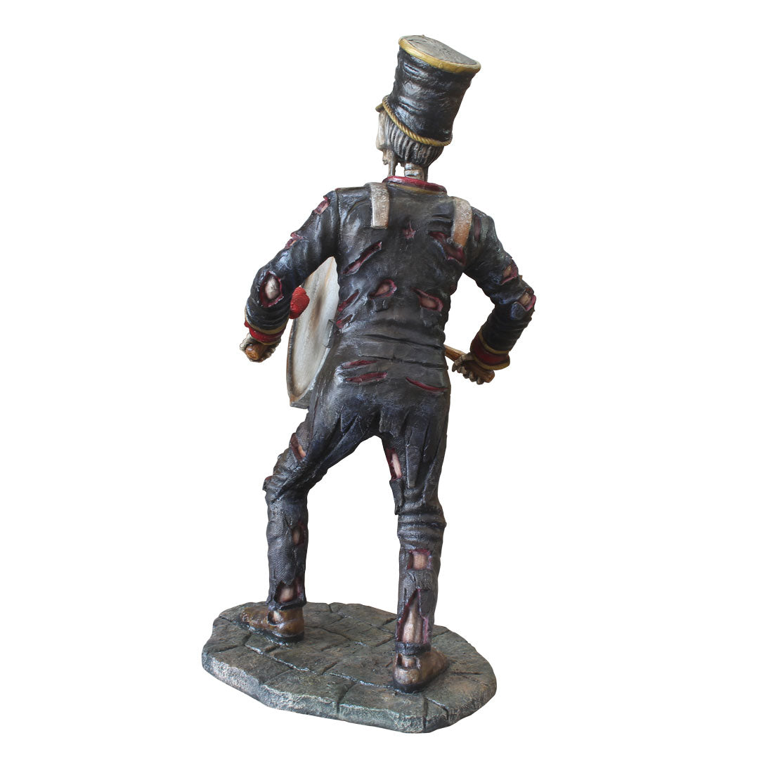 Skeleton Undead Drummer Life Size Statue