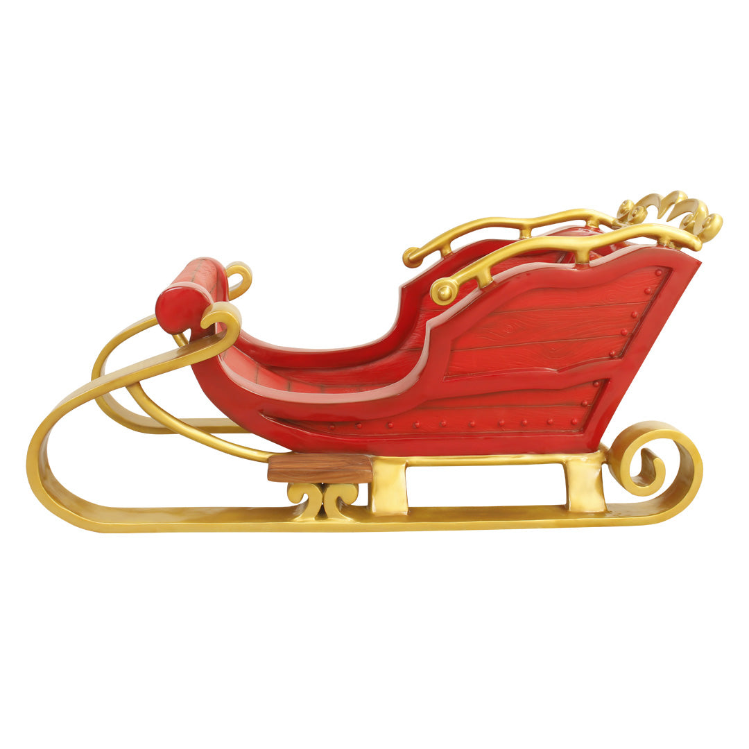 Santa Sleigh 2 Seater Life Size Statue