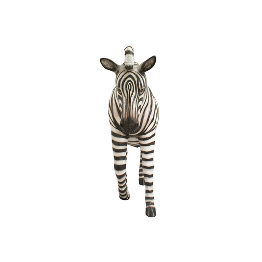 Zebra Walking Life Size Statue