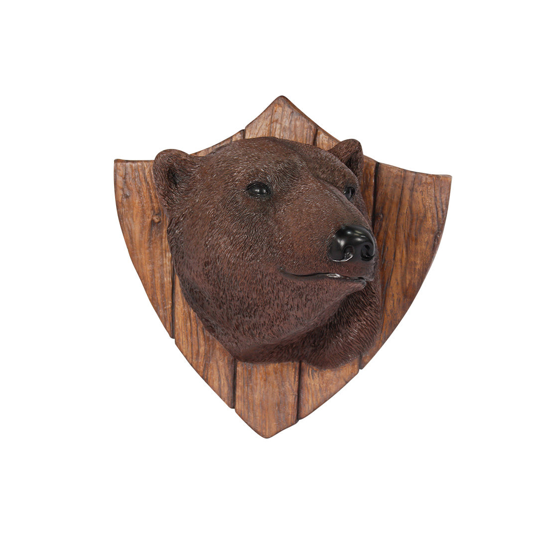 Wall Decor Grizzly Bear Trophy Head Life Size Statue