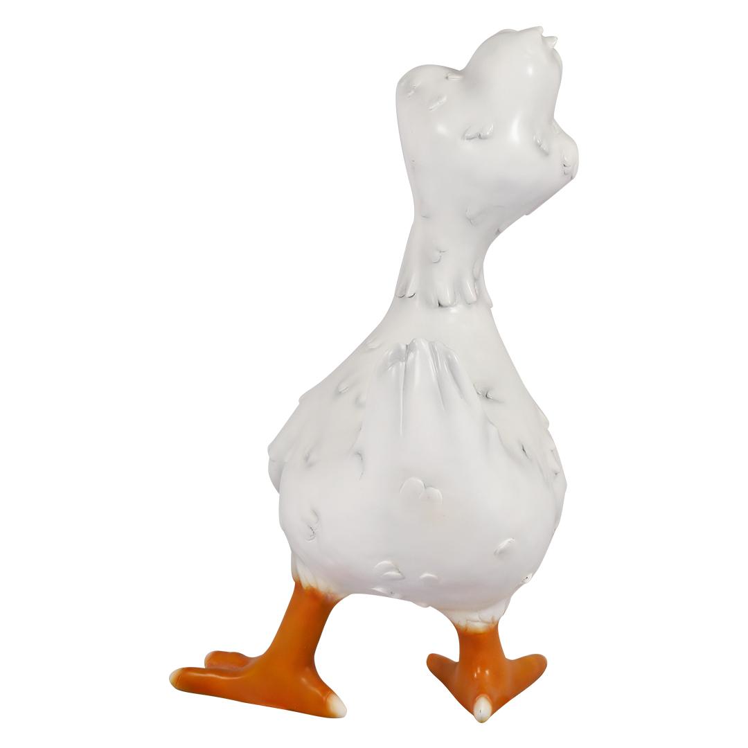 Comic Duck Standing Over Sized Statue