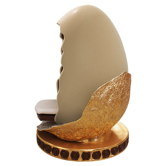 Chocolate Easter Egg Chair Over Sized Statue