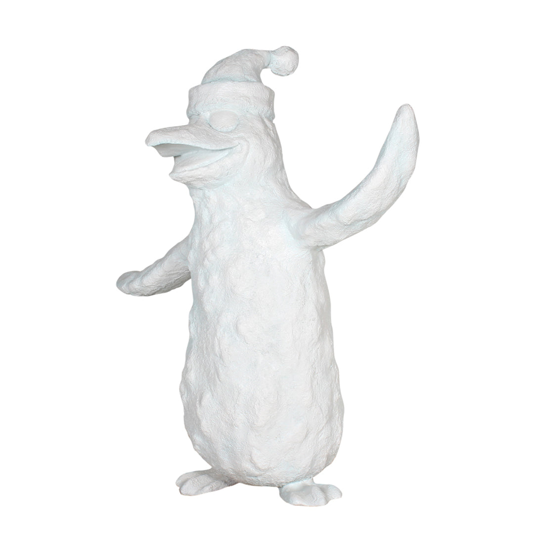 Snowman Penguin Life Size Statue