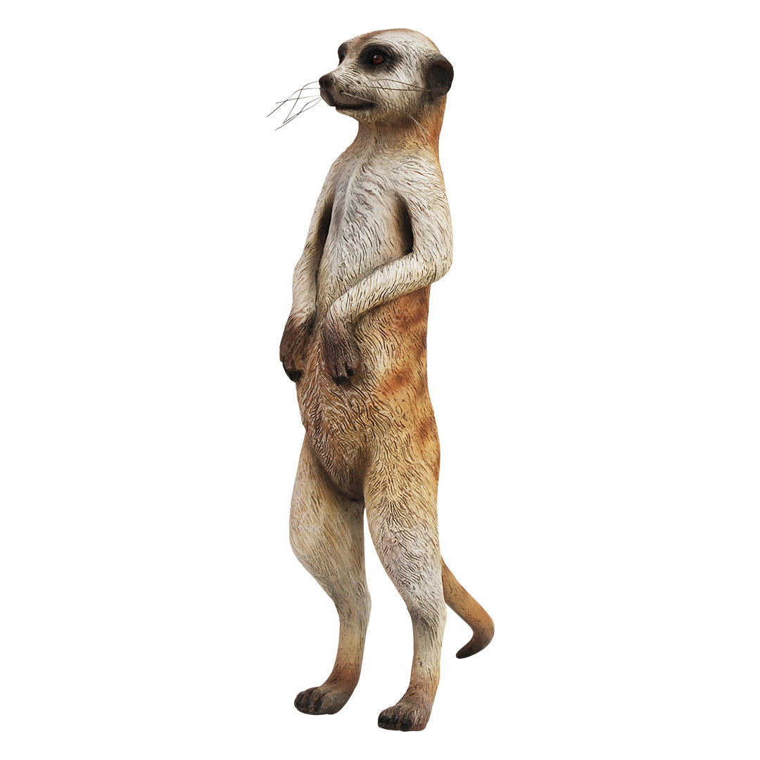 Meerkat Standing Life Size Statue