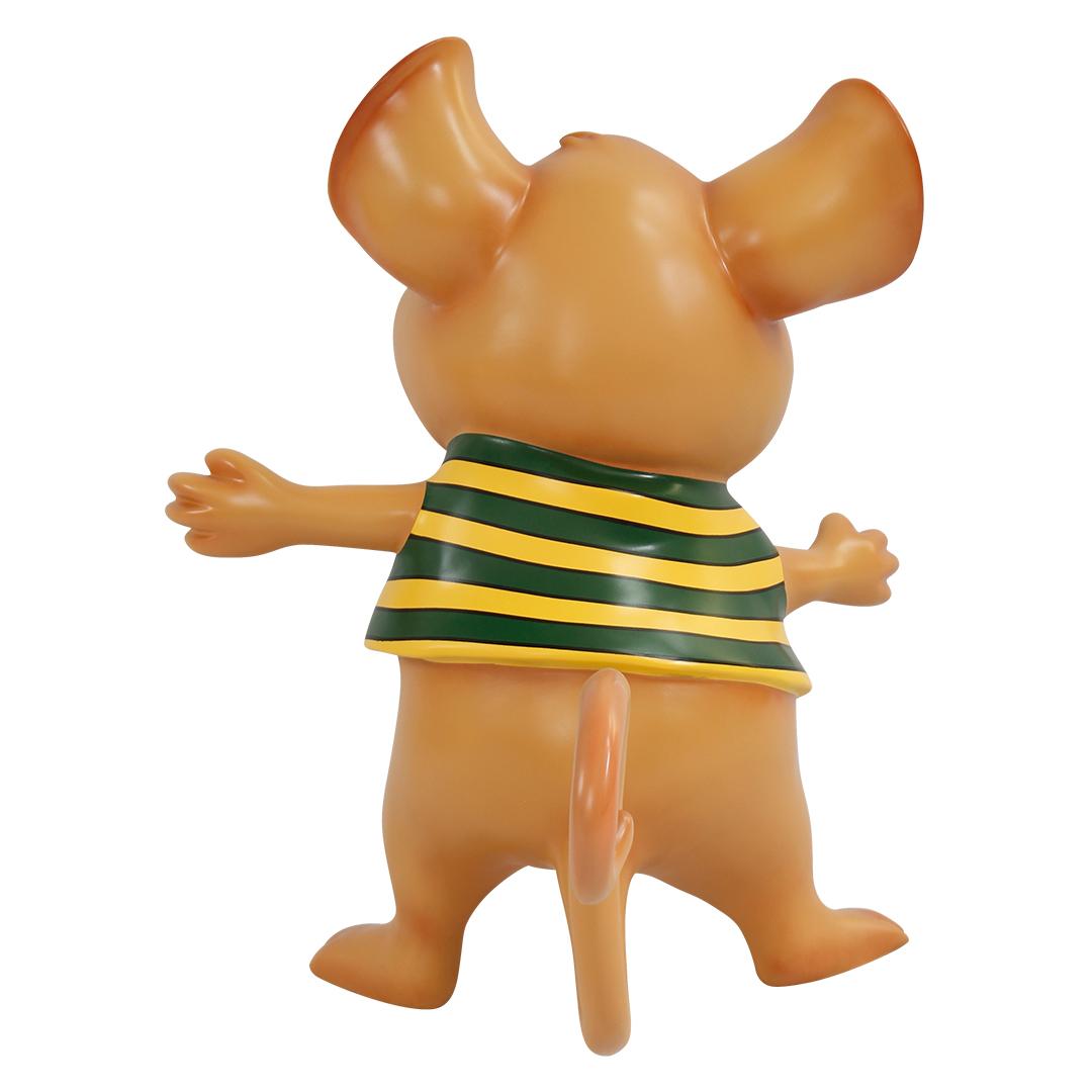Comic Mouse Wearing Shirt Over Sized Statue