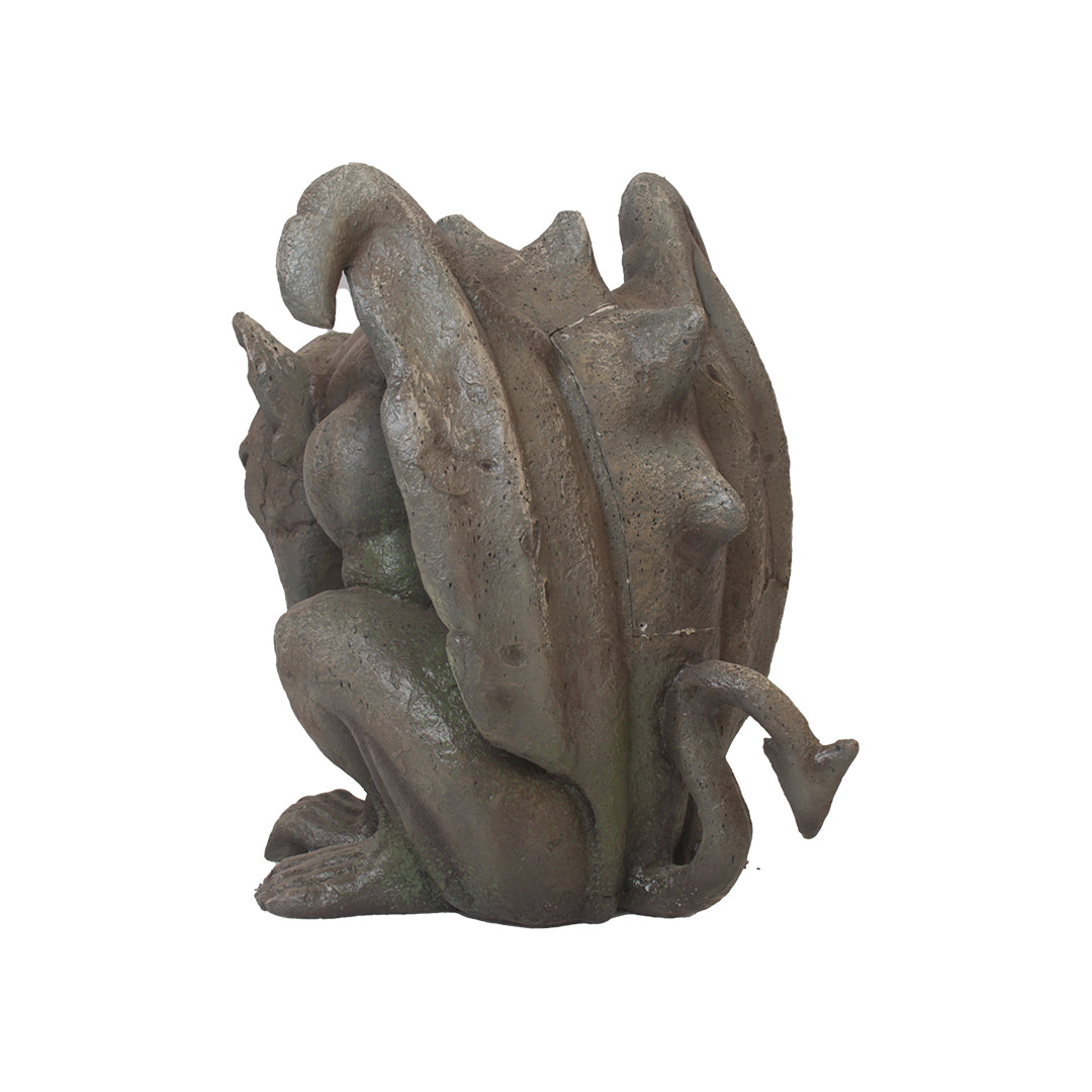 Gargoyle Yelling Over Sized Statue