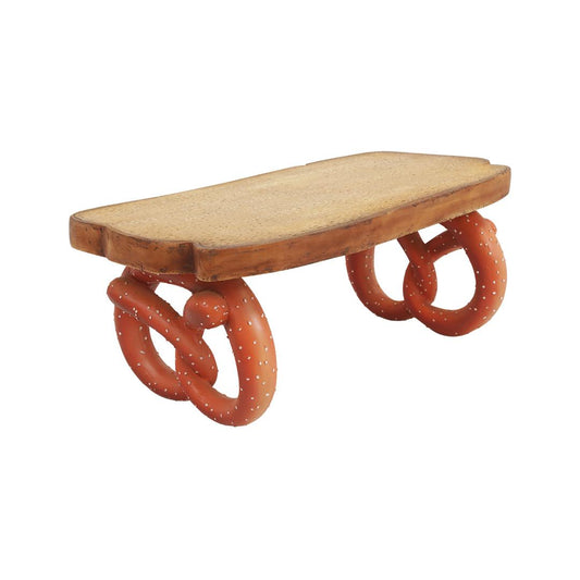 Salted Pretzel Bread Table Over Sized Statue