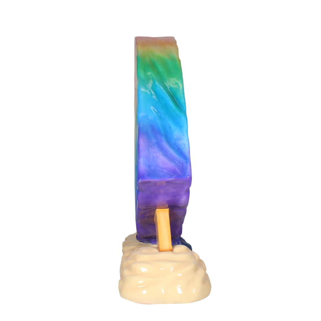 Popsicle Ice Cream Rainbow Over Sized Statue
