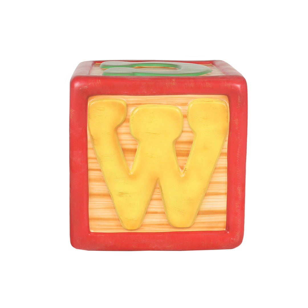 Letter Block Sides C,H,I,M,S,W Over Sized Statue