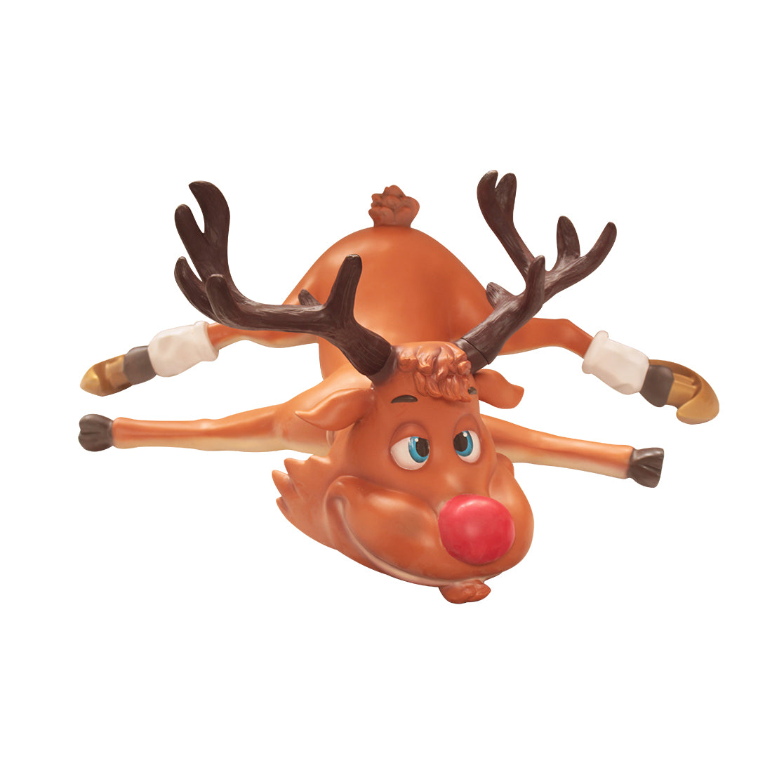 Reindeer Rudolph Skating Life Size Statue