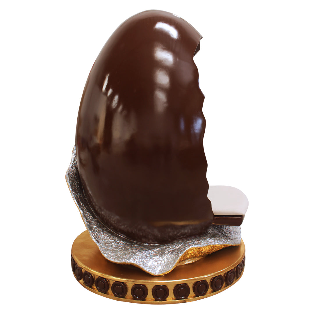 Chocolate Easter Egg Chair Over Sized Statue