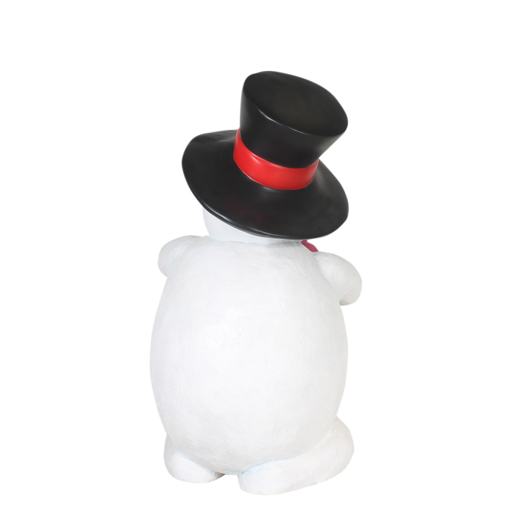 Snowman Playing Saxophone Life Size Statue