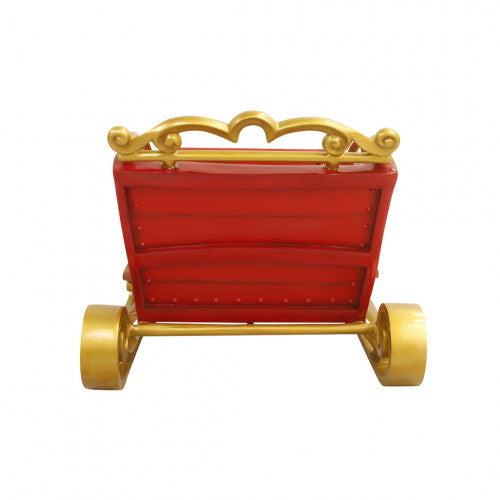 Santa Sleigh 2 Seater Life Size Statue
