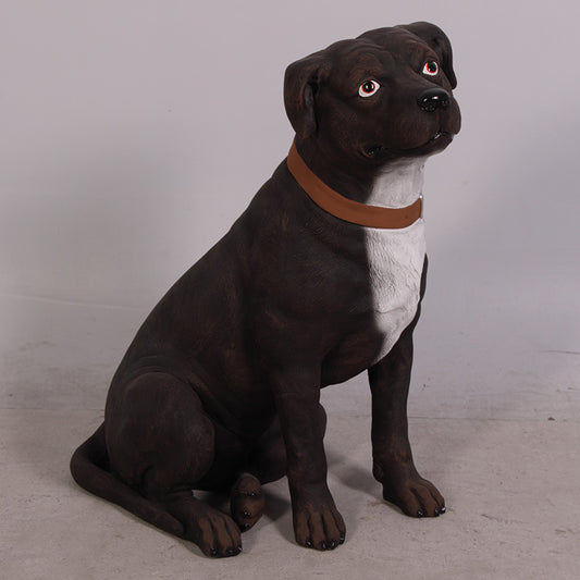 Staffordshire Terrier Dog Life Size Statue