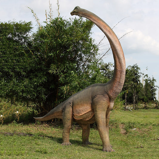 Brachiosaurus with Twisted Neck Dinosaur Life Size Statue