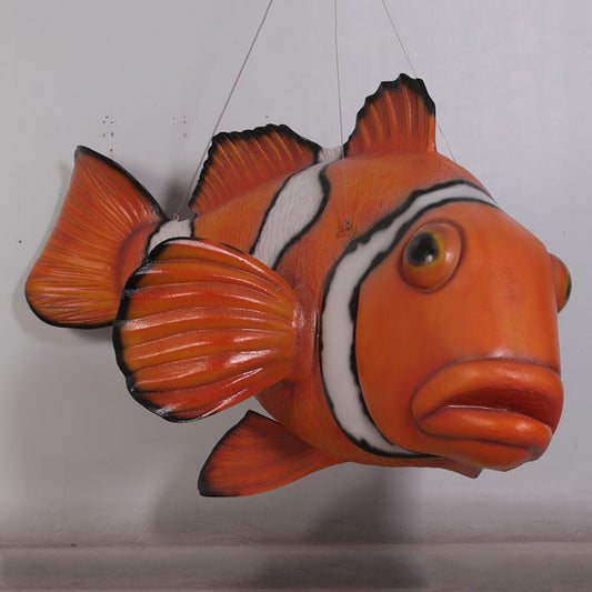 Giant Clown Fish Life Size Statue