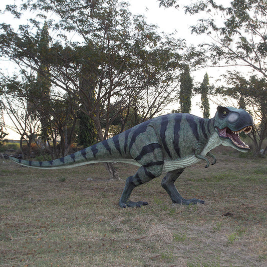 Walking T-Rex Dinosaur Life Size Statue